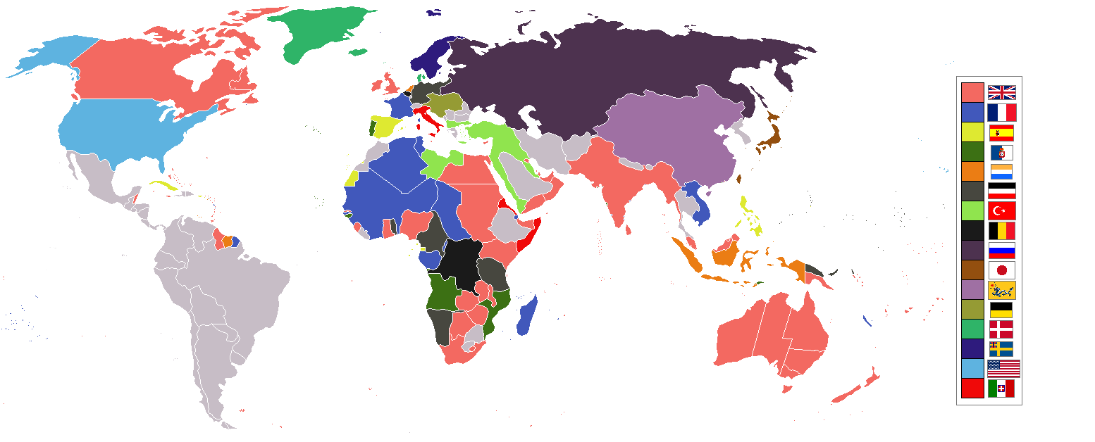 Колониальные империи 1898